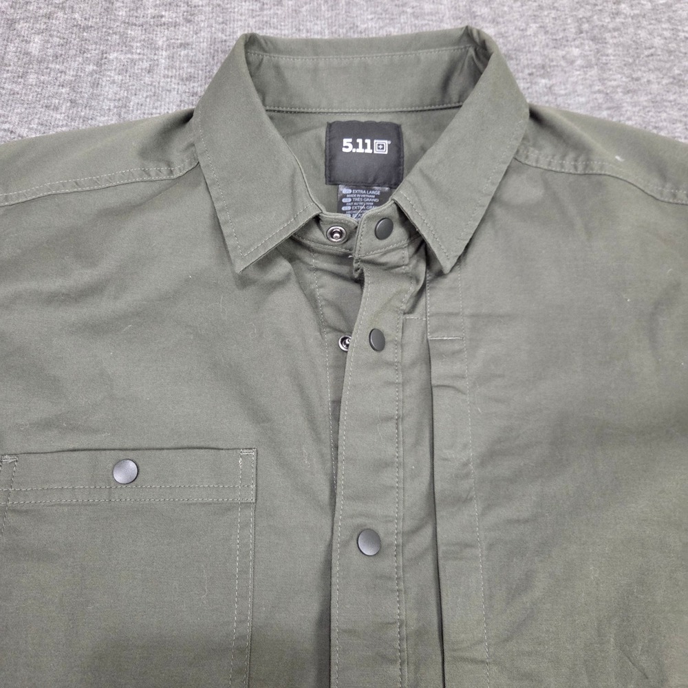 5.11 Tactical Shirt Men XL Jackson Long Sleeve Olive Green Ready Pocket - Picture 4 of 13